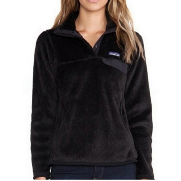 PATAGONIA Polartec Fleece Pullover Snap Sweater Jacket - Picture 2 of 7